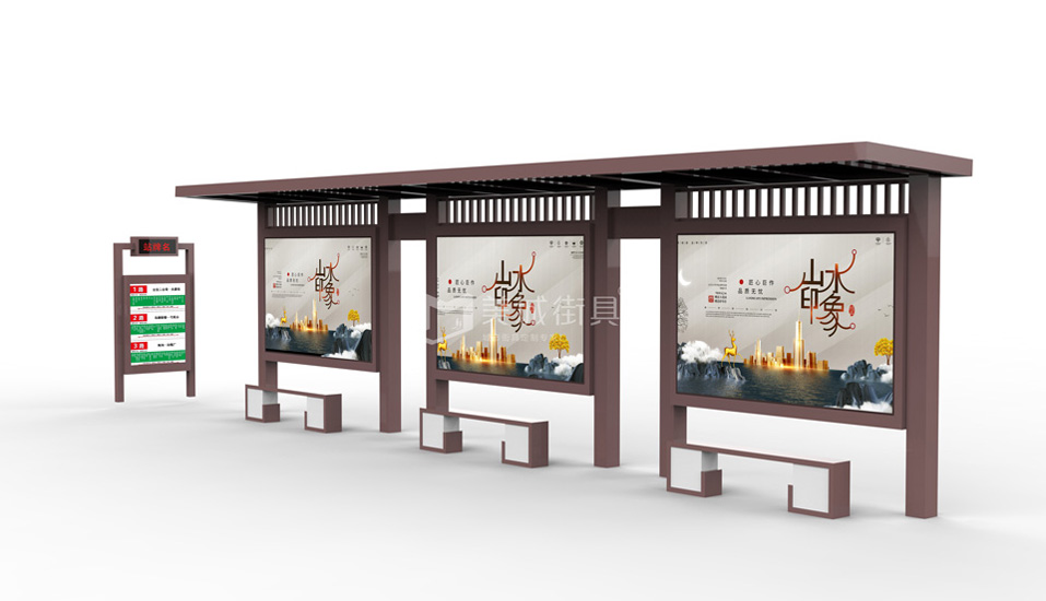 公交站臺(tái)候車(chē)亭 公交站臺(tái)候車(chē)亭